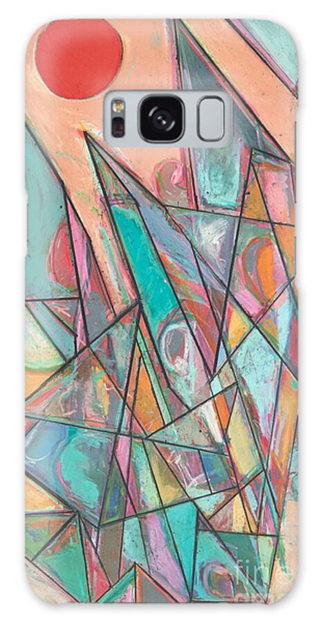 Landscape Galaxy Case featuring the painting Noontime by Allan P Friedlander