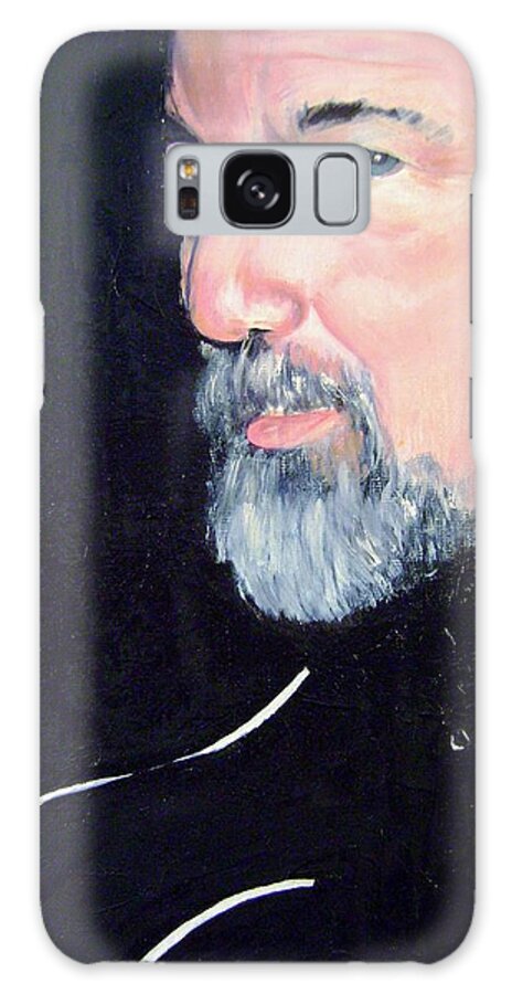 Man Galaxy Case featuring the painting Norm by Therese Legere