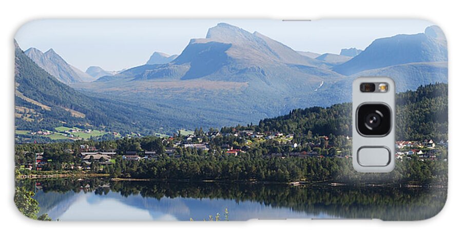 Ankya Klay Galaxy Case featuring the photograph Norwegian Mountain Lake by Ankya Klay