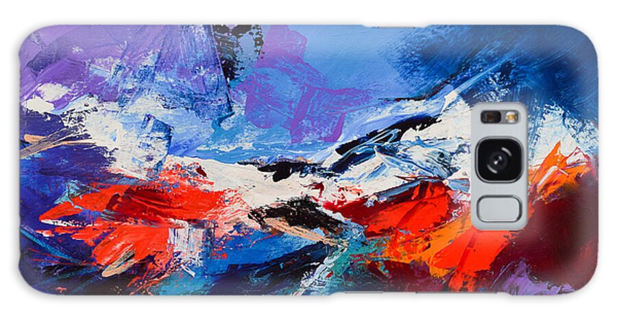 Abstract Galaxy Case featuring the painting Nothing Else Matters by Elise Palmigiani