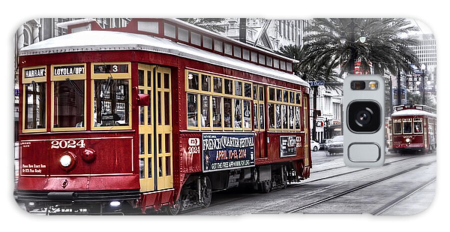 Trolley Galaxy Case featuring the photograph Number 2024 Trolley by Tammy Wetzel
