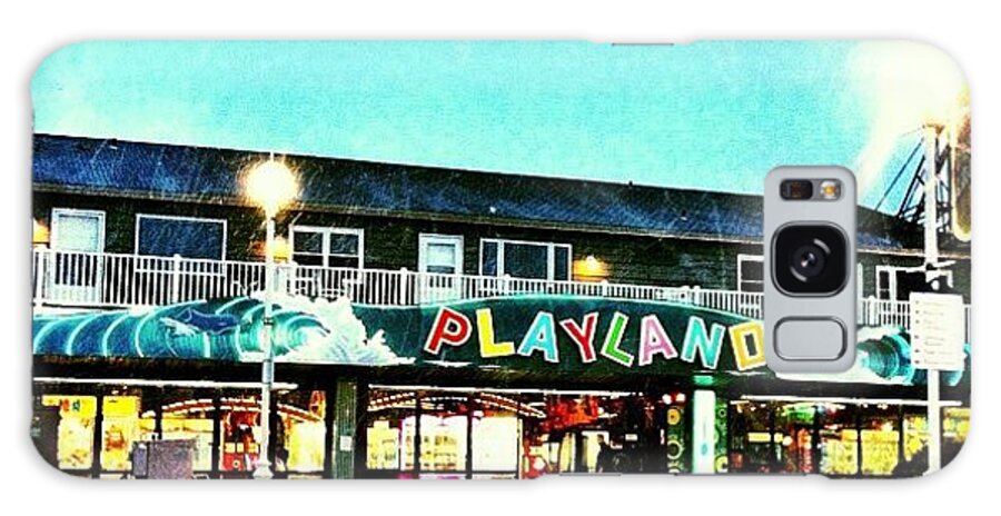 Martysplayland Galaxy Case featuring the photograph Ocean City Boardwalk #martysplayland by Amanda Strama