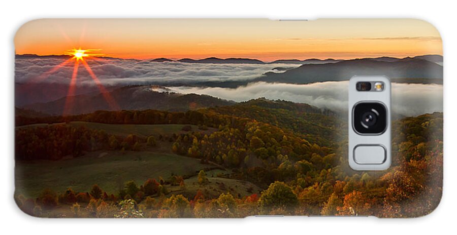 Max Patch Galaxy Case featuring the photograph October morning by Ulrich Burkhalter