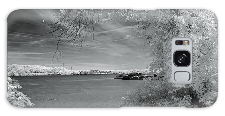 Barge Galaxy S8 Case featuring the photograph Ohio River by Mary Almond