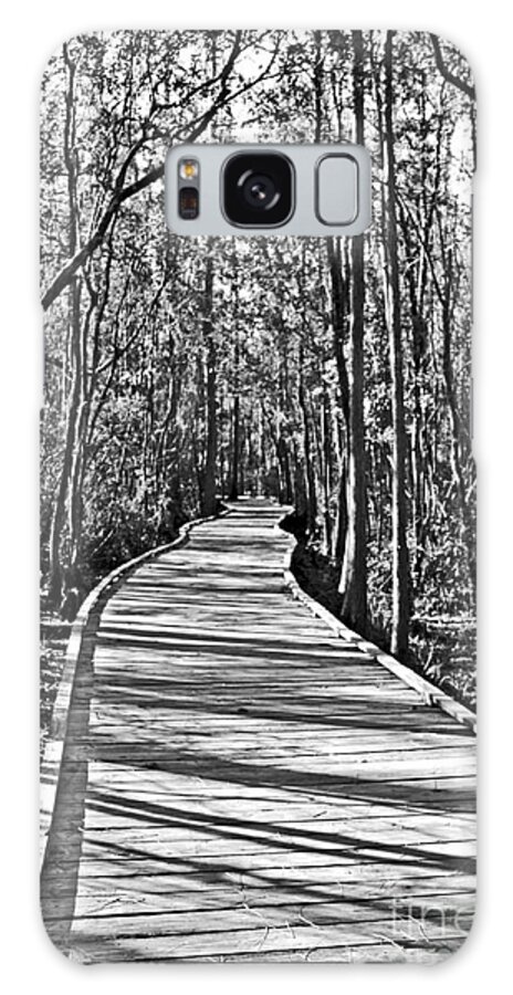 Okefenokee Swamp Galaxy Case featuring the photograph Okefenokee Boardwalk by Southern Photo