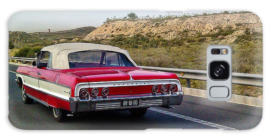 Chevy Galaxy Case featuring the photograph Old beauty by Pedro Fernandez