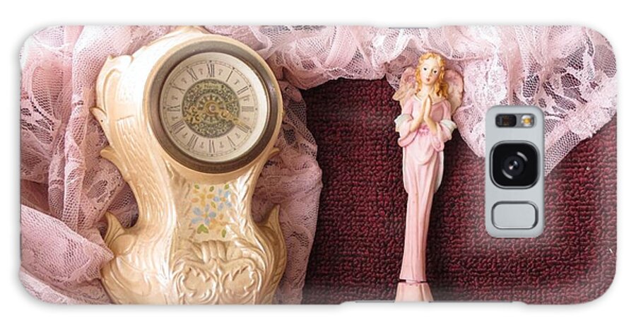 Time Galaxy Case featuring the photograph Old Lace and Time by Fortunate Findings Shirley Dickerson