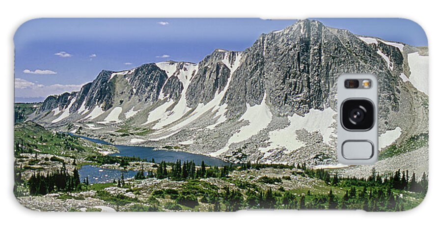 Old Main Peak Galaxy Case featuring the photograph M-09702-Old Main Peak, WY by Ed Cooper Photography
