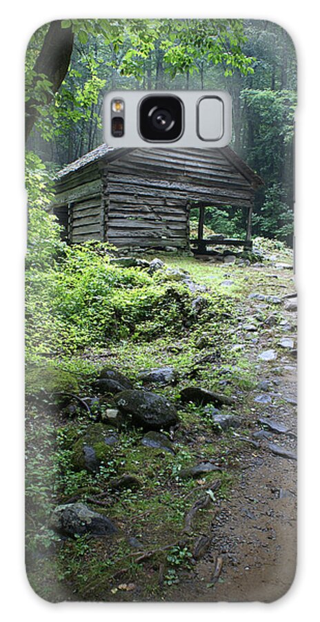 Country Galaxy Case featuring the photograph Old Mountain Cabin by Larry Bohlin