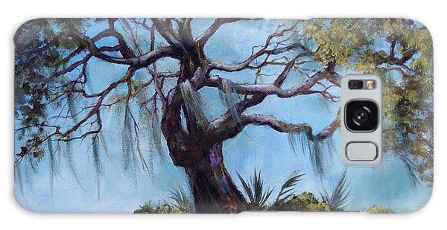 Oak Tree Galaxy S8 Case featuring the painting Old Oak by Deborah Smith
