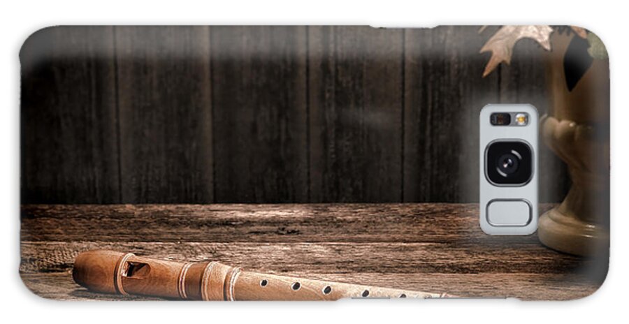 Flute Galaxy Case featuring the photograph Old Recorder by Olivier Le Queinec