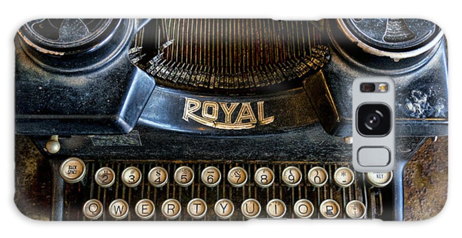 Royal Galaxy Case featuring the photograph Dusty Old Royal Typewriter by William Kuta