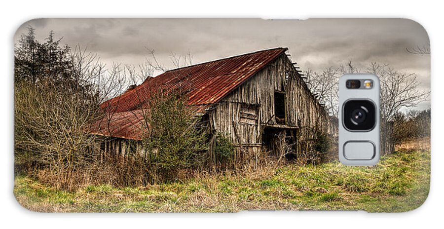 Old Galaxy Case featuring the photograph Old Rustic Barn by Brett Engle