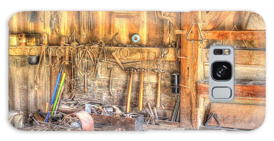 Rustic Galaxy Case featuring the photograph Old Rustic Workshop by Jimmy Ostgard