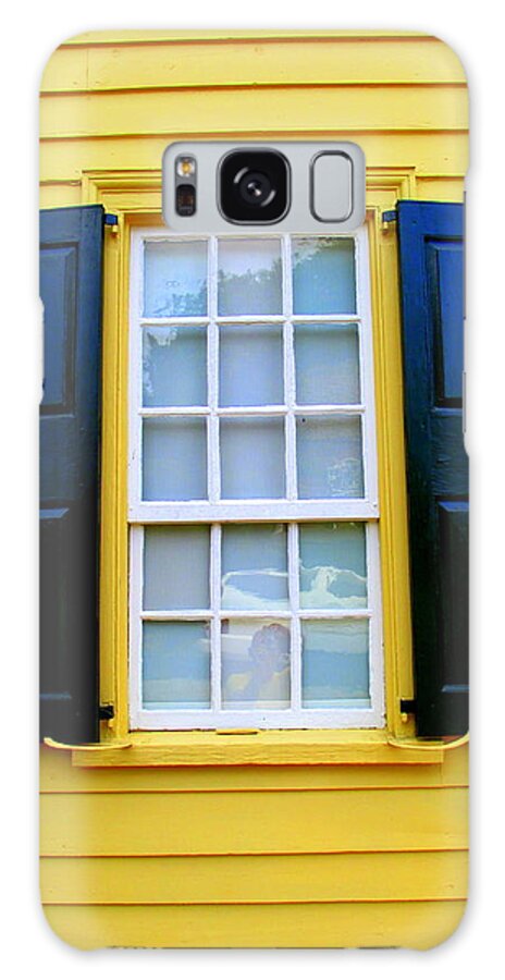 Old Salem Galaxy Case featuring the photograph Old Salem Window Three by Randall Weidner