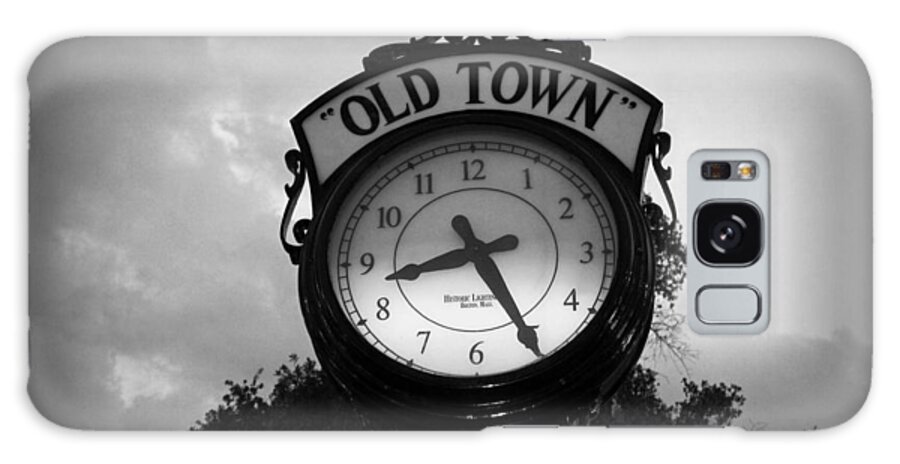 Clock Galaxy Case featuring the photograph Old Town Clock by Laurie Perry
