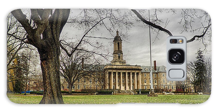 Penn State Galaxy Case featuring the photograph Old Tree at Old Main by Mark Miller