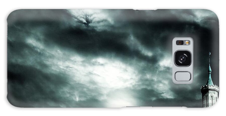 Clouds Galaxy Case featuring the digital art Ominous Skies by Kathleen Illes