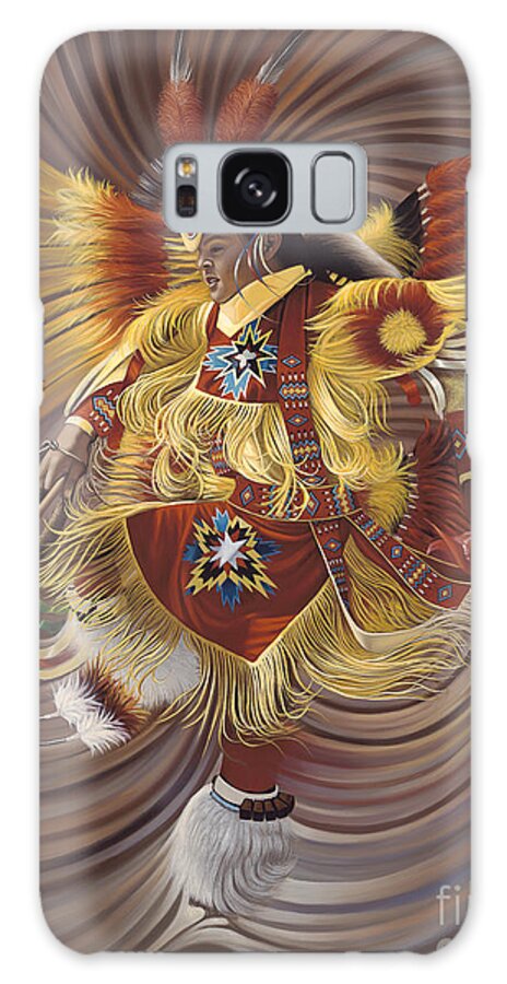 Sacred Galaxy Case featuring the painting On Sacred Ground Series 4 by Ricardo Chavez-Mendez