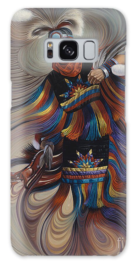 Native-american Galaxy S8 Case featuring the painting On Sacred Ground Series II by Ricardo Chavez-Mendez