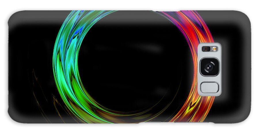 Circle Galaxy S8 Case featuring the digital art Once Around by Judi Suni Hall