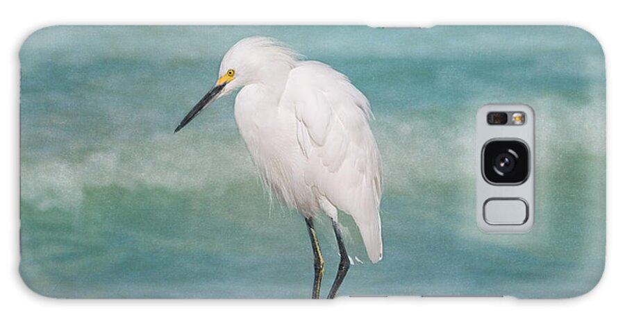Egret Galaxy S8 Case featuring the photograph One with Nature - Snowy Egret by Kim Hojnacki