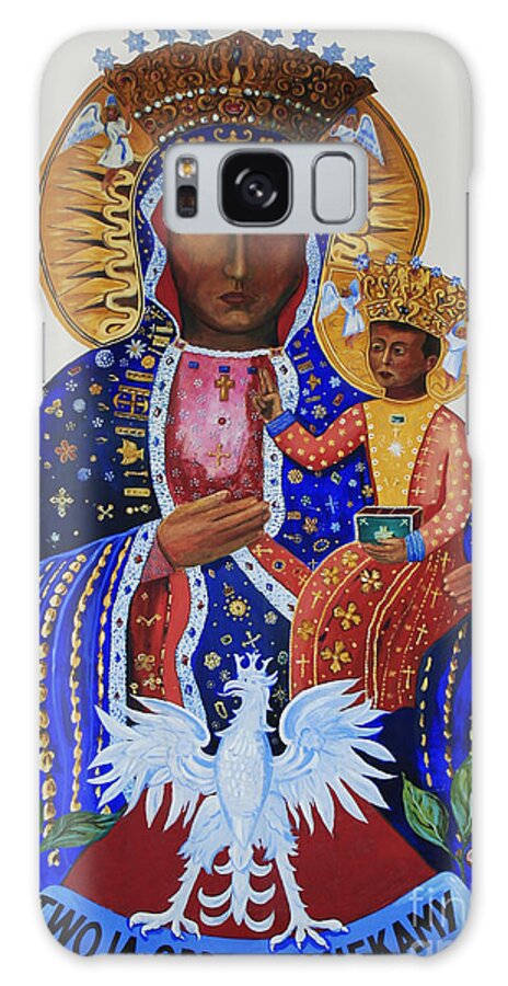 Our Lady. Czestochowa Galaxy Case featuring the photograph Our Lady of Czestochowa by Barbara McMahon