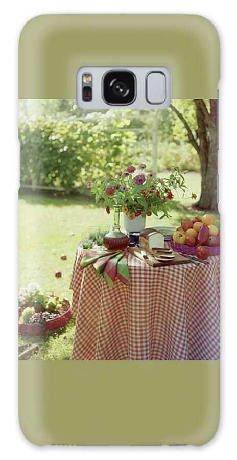 Outdoor Lunch In The Shade Of A Tree Galaxy Case