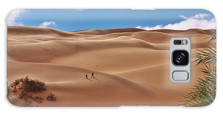 Palm Galaxy Case featuring the photograph Over the dunes by Ivan Slosar