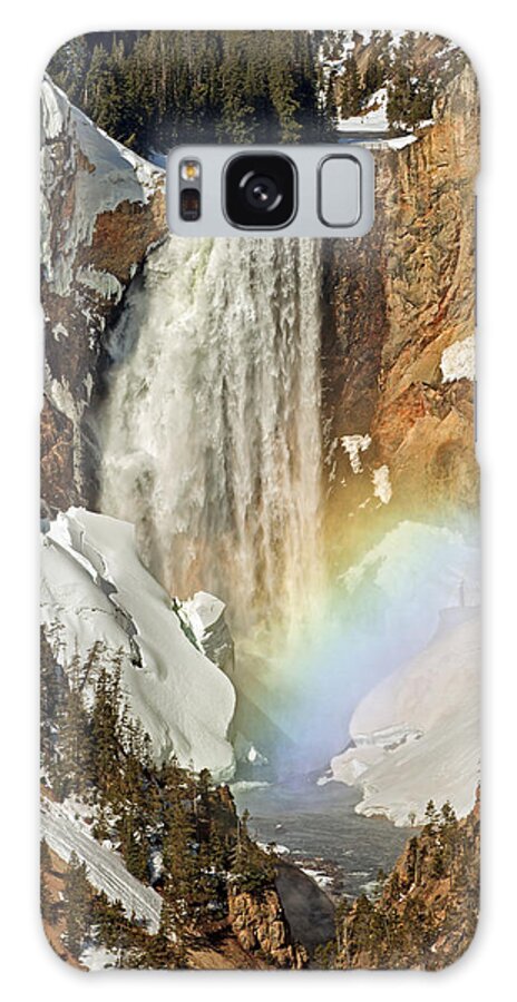 Lower Falls Galaxy Case featuring the photograph Over the Rainbow by Sandy Sisti