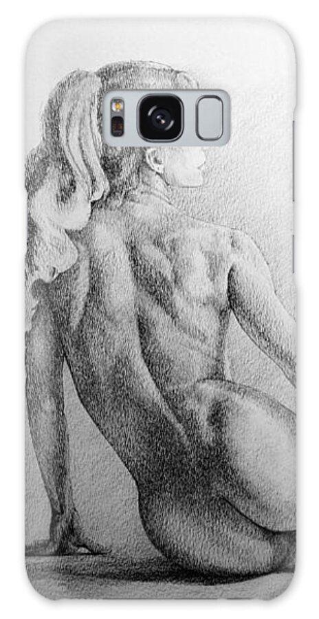 Erotic Galaxy S8 Case featuring the drawing Page 16 by Dimitar Hristov