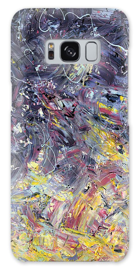 Abstract Galaxy S8 Case featuring the painting Paint number 55 by James W Johnson