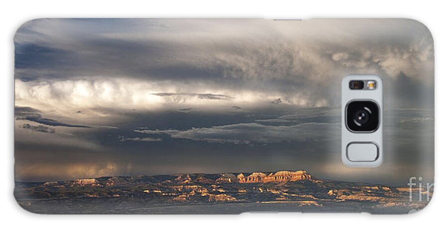 North America Galaxy Case featuring the photograph Panorama Clearing Summer Storm Bryce Canyon National Park Utah by Dave Welling