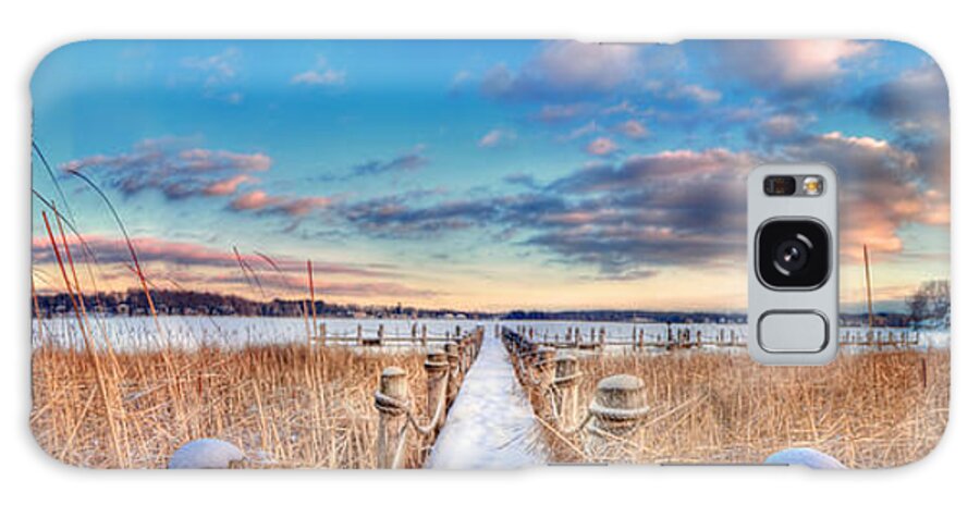Path Galaxy Case featuring the photograph Panoramic Crooked Lake by Jenny Ellen Photography