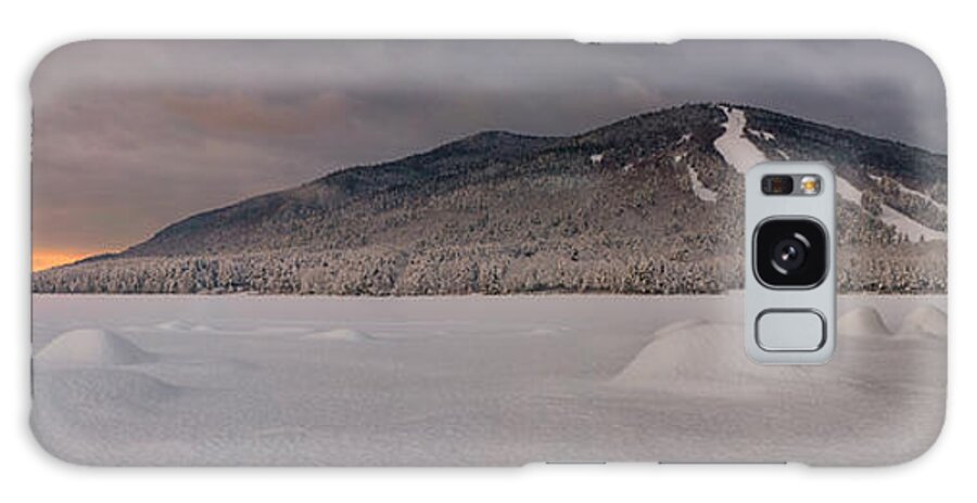 Moose Pond Galaxy Case featuring the photograph Panoramic of Shawnee Peak and Moose Pond by Darylann Leonard Photography