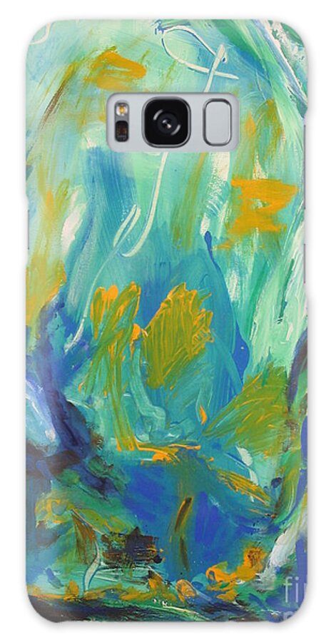  Spring Time Galaxy Case featuring the painting Spring Time by Fereshteh Stoecklein