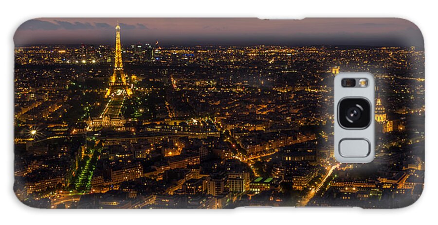 59th Floor Galaxy S8 Case featuring the photograph Paris by Night by Mark Llewellyn