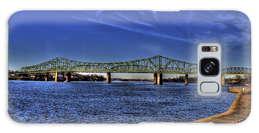 Parkersburg Galaxy Case featuring the photograph Parkersburg Bridge by Jonny D
