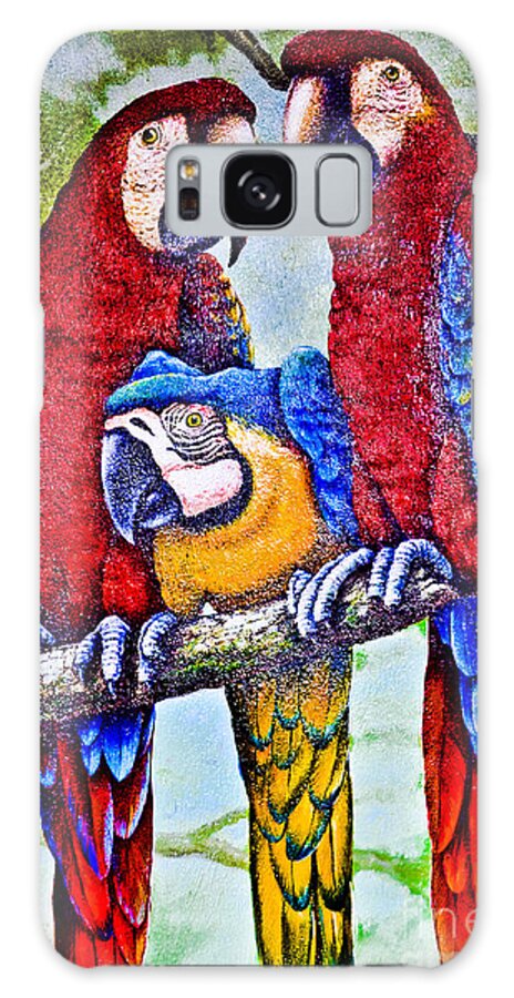 Parrot Galaxy Case featuring the photograph Parrot Power by Gary Keesler