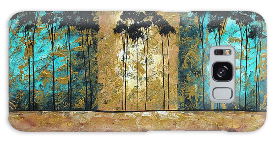 Art Galaxy Case featuring the painting Parting of Ways by MADART by Megan Aroon