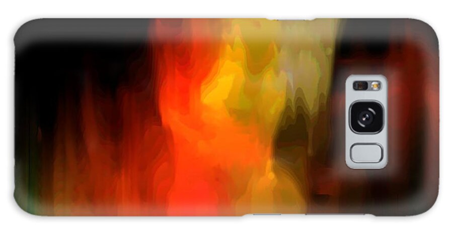 Abstract Art Prints Galaxy Case featuring the digital art Passion by D Perry