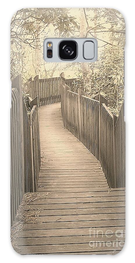 Boardwalk Galaxy Case featuring the photograph Pathway by Melissa Petrey