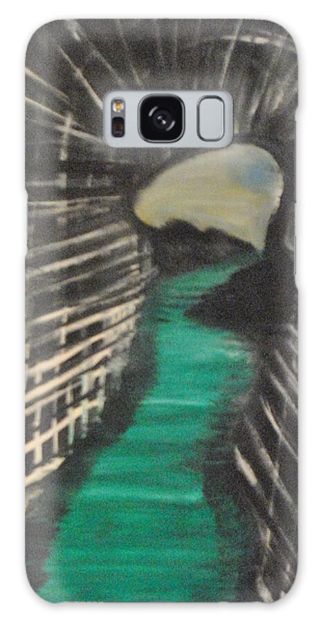 Dream Becomes Real Galaxy Case featuring the painting Pathway To the Future by Suzanne Surber