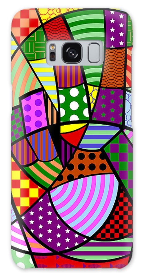 Colorful Galaxy Case featuring the digital art Peace 1 of 12 by Randall J Henrie