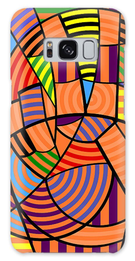 Colorful Galaxy Case featuring the digital art Peace 9 of 12 by Randall J Henrie