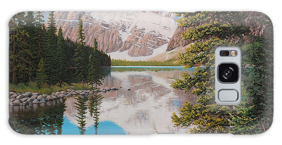 Jake Vandenbrink Galaxy Case featuring the painting Peaceful Waters by Jake Vandenbrink