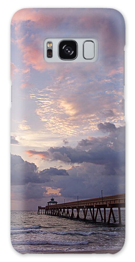 Dock Galaxy Case featuring the photograph Peaches and Cream by Leda Robertson