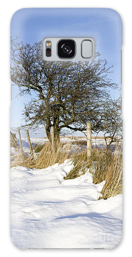 Peak District Galaxy Case featuring the photograph Peak District winter by Steev Stamford