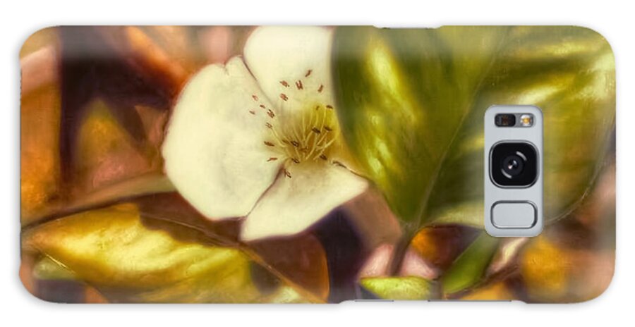 Delicate Galaxy Case featuring the painting Pear Blossom by Melissa Herrin