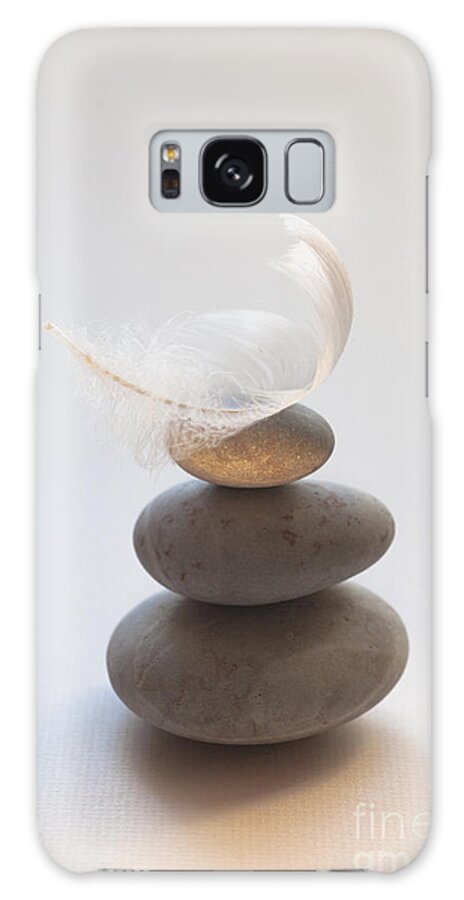 Pebble Galaxy Case featuring the photograph Pebble Pile by Jan Bickerton